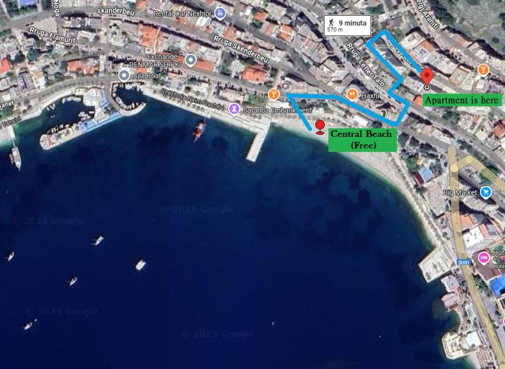 The Garrison Apartment Sarandë Exteriér fotografie